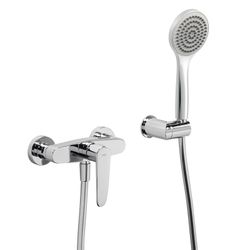 Grifo monomando mural para ducha Flat-Tres