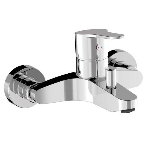 Grifo monomando mural para bañera y ducha Base-Tres