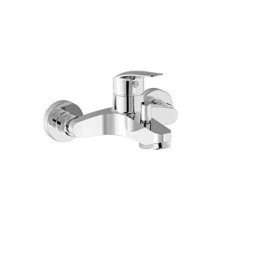 Grifo monomando mural para bañera y ducha Base-Tres Plus