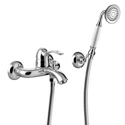 Grifo monomando mural para bañera y ducha Tres-Clasic