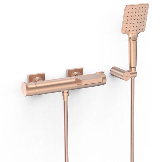 Grifo monomando mural para bañera y ducha