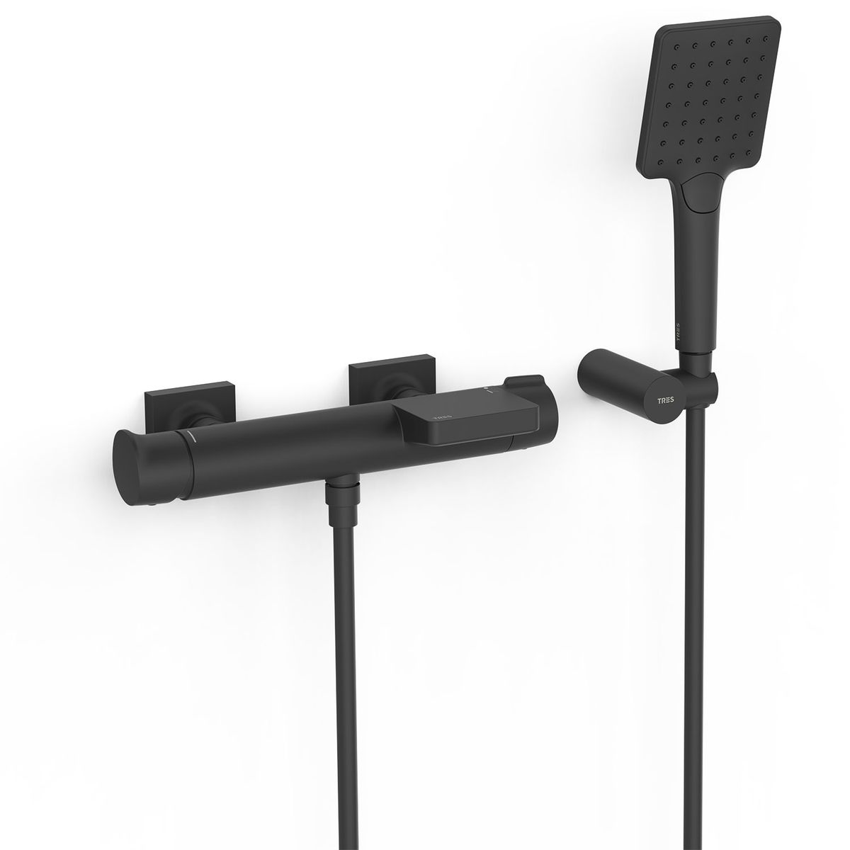 Grifo monomando mural para bañera y ducha