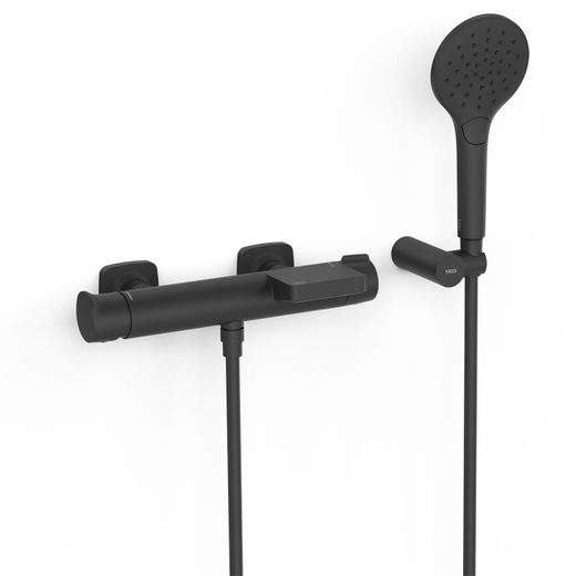 Grifo monomando mural para bañera y ducha