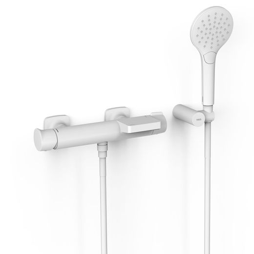 Grifo monomando mural para bañera y ducha