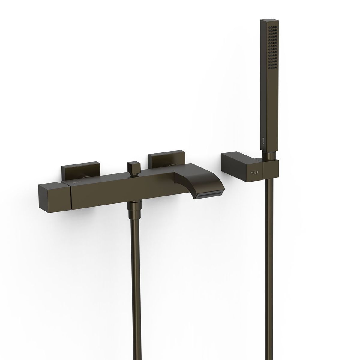 Grifo monomando mural para bañera y ducha