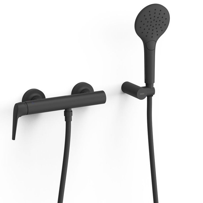 Grifo monomando mural para ducha Fuji