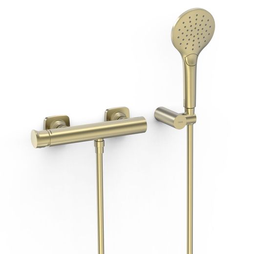 Grifo monomando mural para ducha