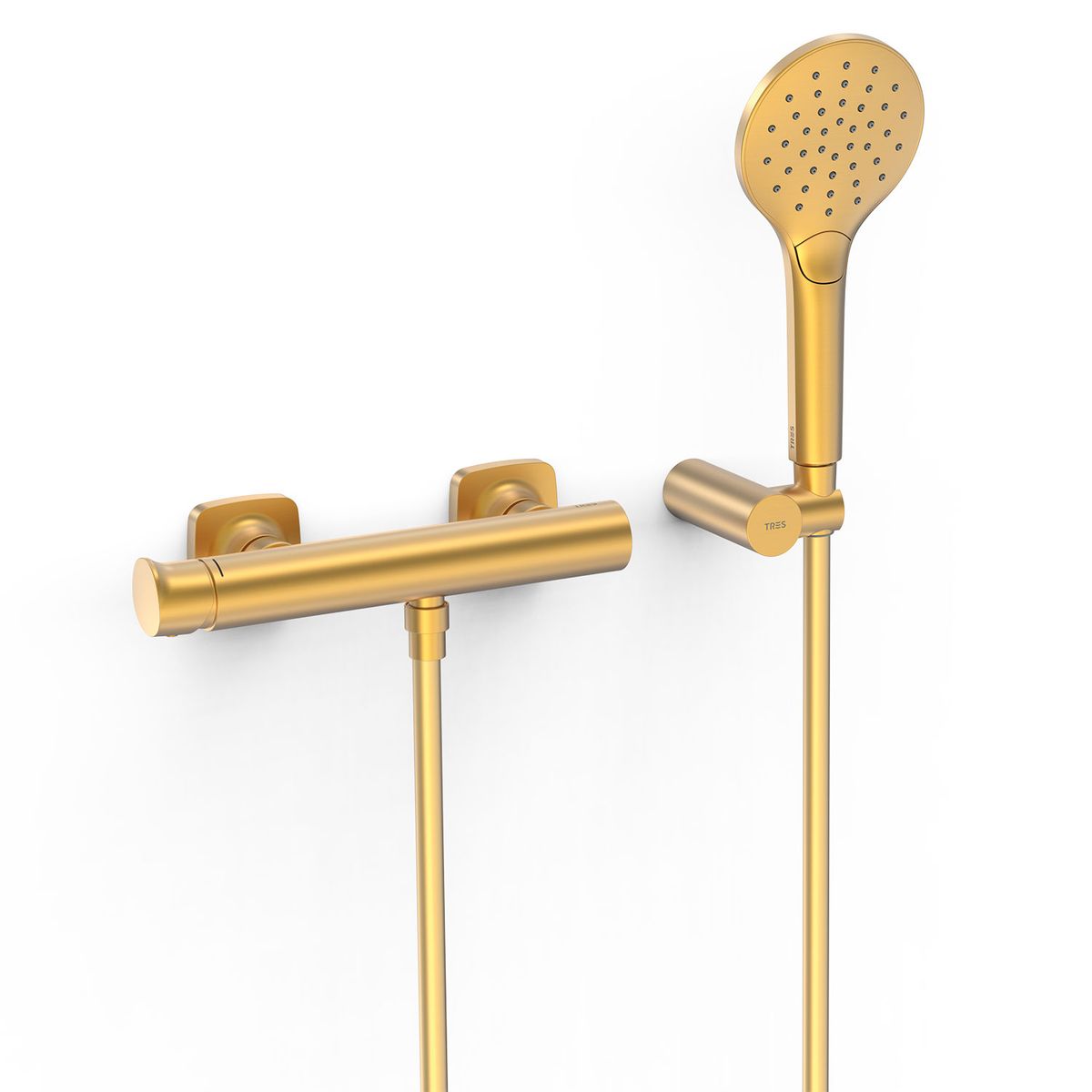 Grifo monomando mural para ducha