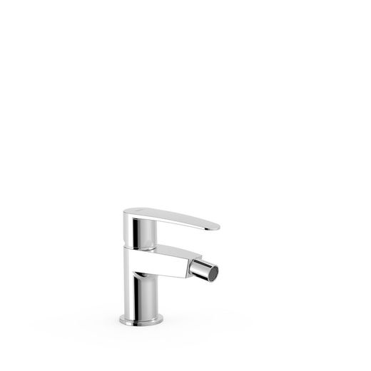 Grifo monomando para bidé con desagüe automático Flat-Tres