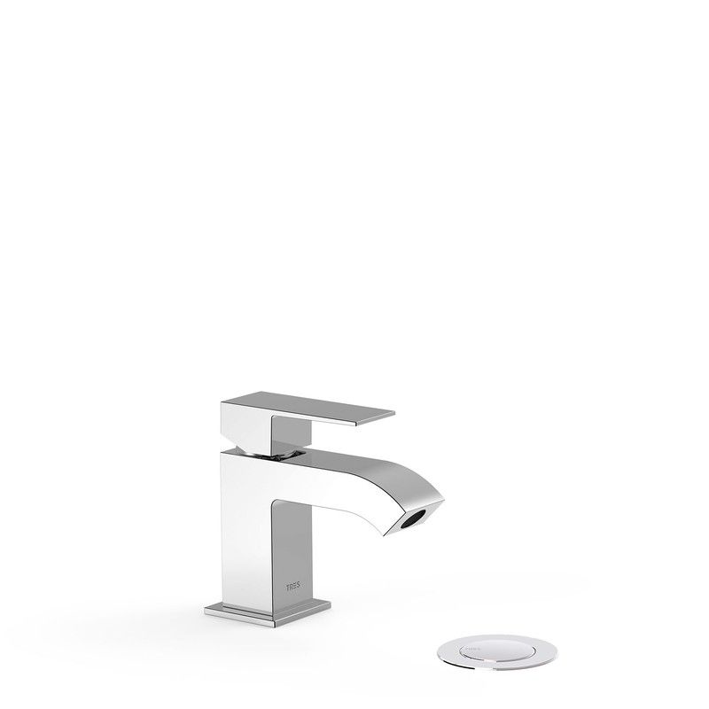 Grifo monomando para lavabo con desagüe automático Cuadro