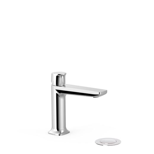 Grifo monomando para lavabo con desagüe automático