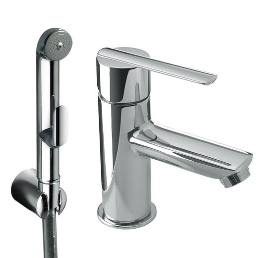 Grifo monomando para lavabo con ducha para inodoro Lex-Alp
