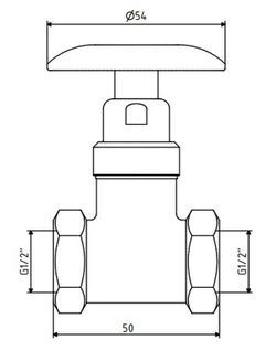 Grifo pulsador de pie de 1/2"