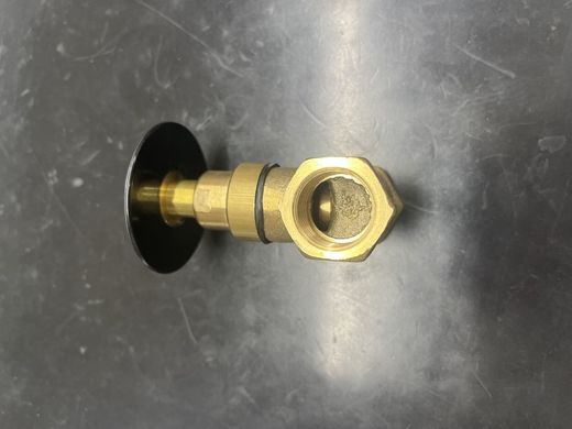 Grifo pulsador de pie de 1/2"