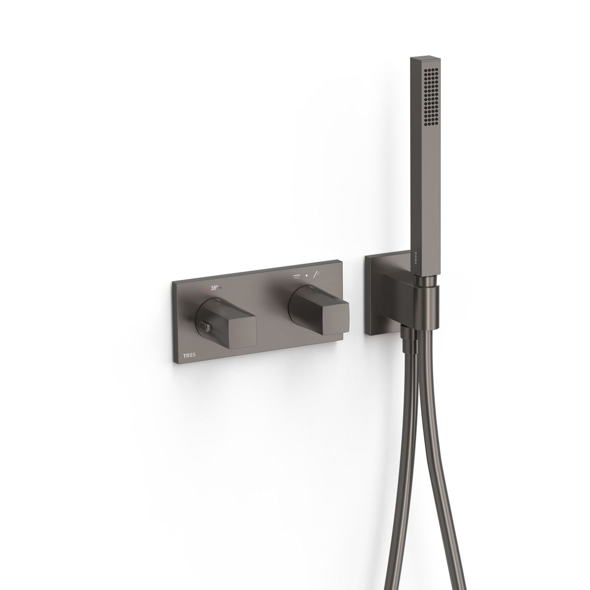 Grifo termostático empotrado de 2 vías B‑system