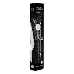 Kit barra de ducha xena con mango de ducha eclipse y flexo