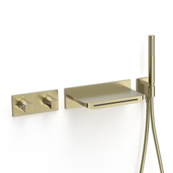 Kit de grifo termostático empotrado de 2 vías B‑system para bañera y ducha
