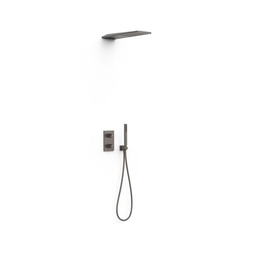 Kit de grifo termostático empotrado de 2 vías Therm‑box para ducha