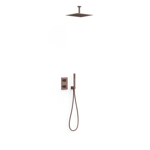 Kit de grifo termostático empotrado de 2 vías Therm‑box para ducha