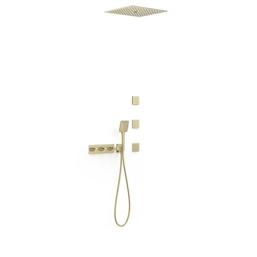 Kit de grifo termostático empotrado de 4 vías B‑system para ducha