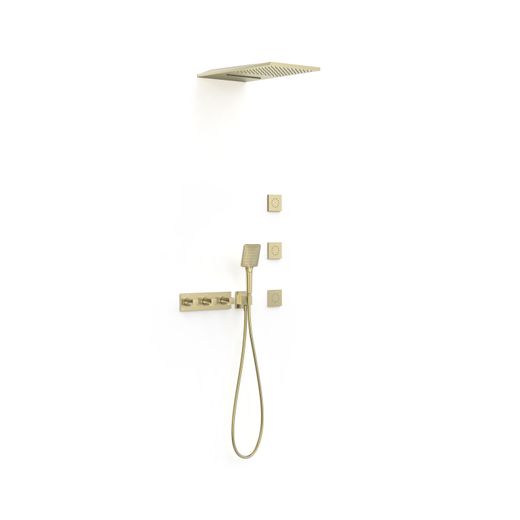 Kit de grifo termostático empotrado de 4 vías B‑system para ducha