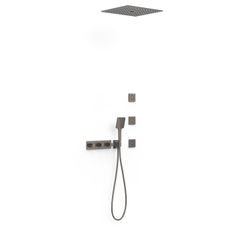 Kit de grifo termostático empotrado de 4 vías B‑system para ducha