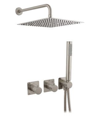 KIT DUCHA HORIZONTAL 2 SALIDAS CARTUCHO PROGRESIVO 35