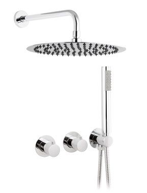 KIT DUCHA HORIZONTAL 2 SALIDAS CARTUCHO PROGRESIVO