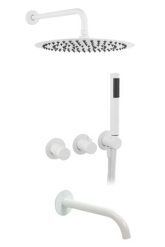 KIT DUCHA HORIZONTAL 3 SALIDAS CARTUCHO PROGRESIVO 35 MM