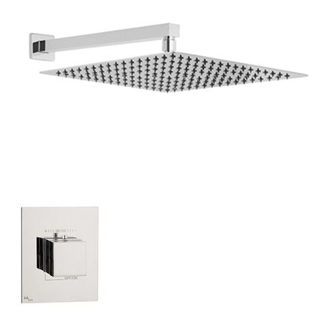 KIT EMPOTRADO DE DUCHA DE UNA SALIDA TERMOSTATICO