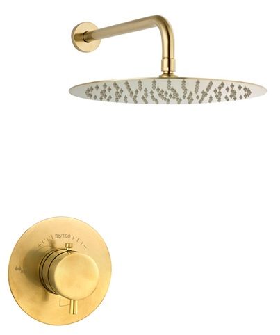 KIT EMPOTRADO DE DUCHA DE UNA SALIDA TERMOSTATICO