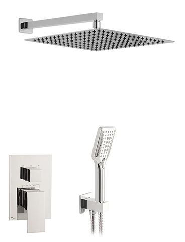 KIT EMPOTRADO DUCHA 2 SALIDAS CON MONOMANDO