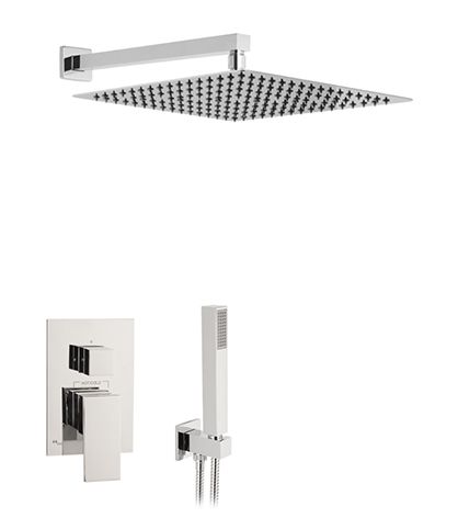KIT EMPOTRADO DUCHA 2 SALIDAS CON MONOMANDO