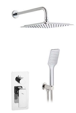 KIT EMPOTRADO DUCHA 2 SALIDAS CON MONOMANDO