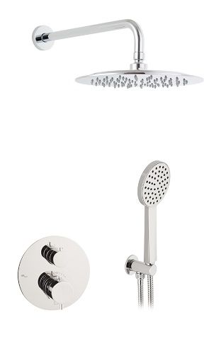 KIT EMPOTRADO DUCHA 2 SALIDAS TERMOSTATICO