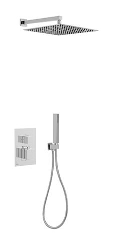 KIT EMPOTRADO DUCHA 2 SALIDAS TERMOSTATICO