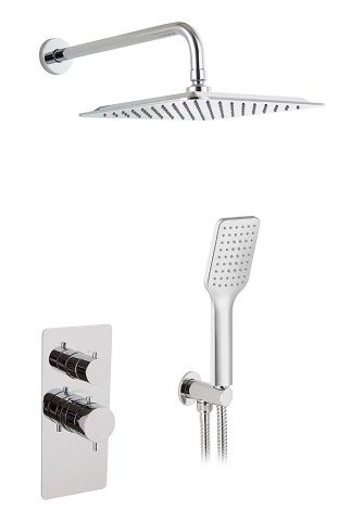 KIT EMPOTRADO DUCHA 2 SALIDAS TERMOSTATICO