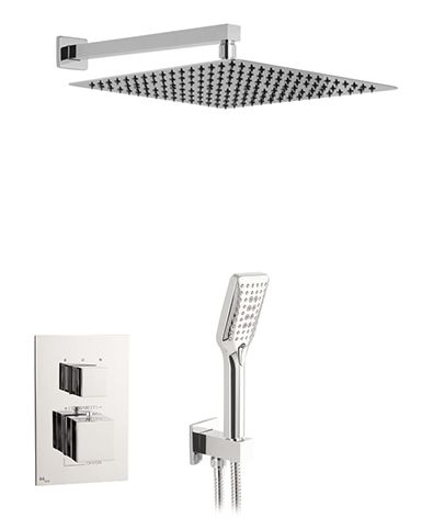 KIT EMPOTRADO DUCHA 2 SALIDAS TERMOSTATICO