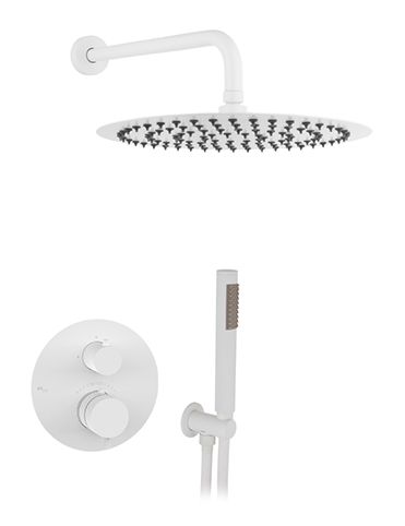 KIT EMPOTRADO DUCHA 2 SALIDAS TERMOSTATICO