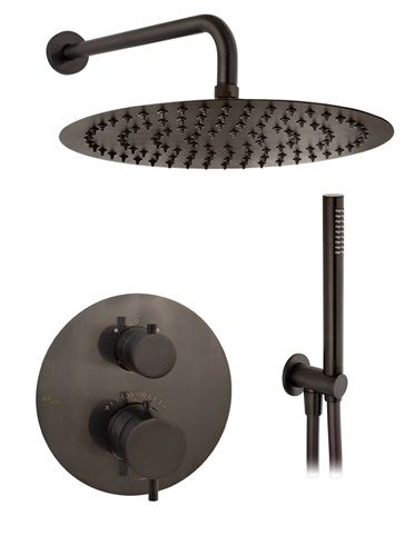 KIT EMPOTRADO DUCHA 2 SALIDAS TERMOSTATICO