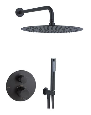 KIT EMPOTRADO DUCHA 2 SALIDAS TERMOSTATICO