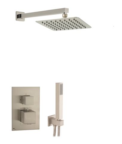 KIT EMPOTRADO DUCHA 2 SALIDAS TERMOSTATICO