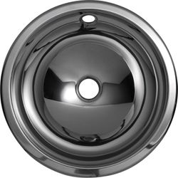 Lavamanos p/encastrar Ø305 INOX satin. c/orificio