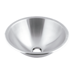 Lavamanos empotrable de acero inox