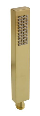 MANGO DUCHA CUADRADA ABS ORO CEPILLADO