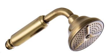 MANGO DUCHA LATON CLASICA BRONCE VIEJO