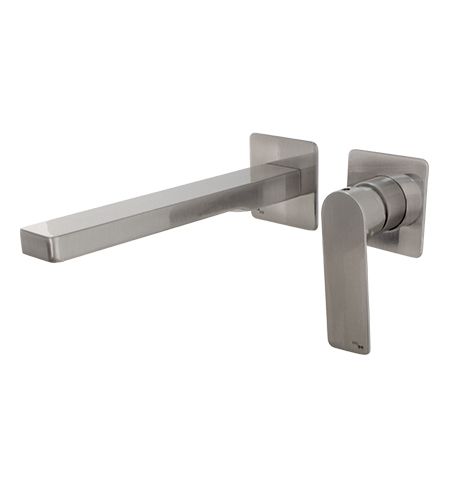 MONOMANDO LAVABO EMPOTRADO CON CAÑO CUADRADO