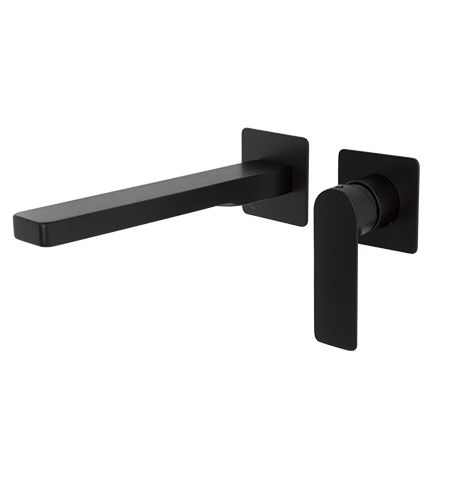 MONOMANDO LAVABO EMPOTRADO CON CAÑO CUADRADO