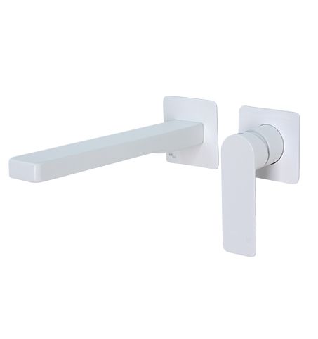 MONOMANDO LAVABO EMPOTRADO CON CAÑO CUADRADO