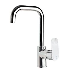 Monomando de lavabo New Fly, con caño giratorio, cromo